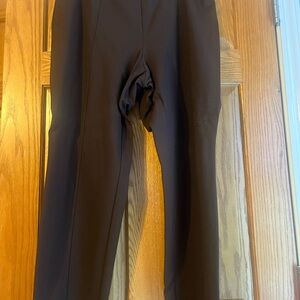 J. Jill Dark Brown Ponte Straight Leg Pants